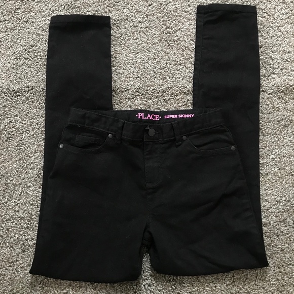 black skinny jeans size 12